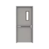 FD90-Prefinished-Glazed-Fire-Resistance-Safety-Single-Leaf-Steel-Door-With-Panic-Bar-Device-For-Sale