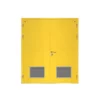 Fire-door-SFFECO-Cold-rolled-steel-with-Bottom-Louver-Model-SF-DD-Double-Door-leaf-size-1900×1950-mm-Color-Yellow