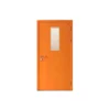 Fire-door-SFFECO-stainless-steel-with-a-rectangular-glass-window-Model-SF-SD-Single-Door-leaf-size-1950×900-mm-Color-Orange