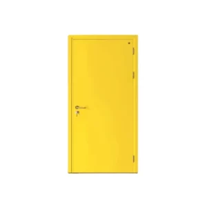 Fire-door-SFFECO-stainless-steel-without-Window-Model-SF-SD-Single-Door-leaf-size-1950×900-mm-Color-Yellow