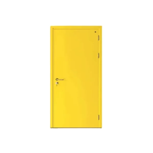 Fire-door-SFFECO-stainless-steel-without-Window-Model-SF-SD-Single-Door-leaf-size-1950×900-mm-Color-Yellow